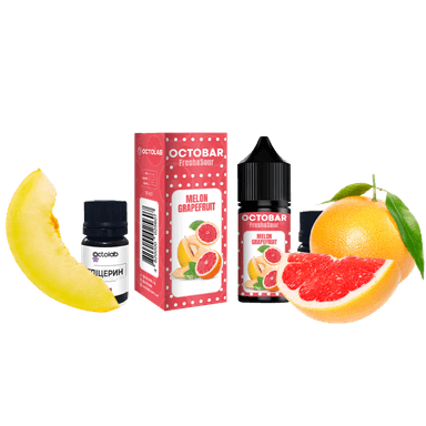 Набір для самозамішування Octobar Fresh & Sour HARD Melon Grapefruit (Диня Грейпфрут, 65 мг, 30 мл)