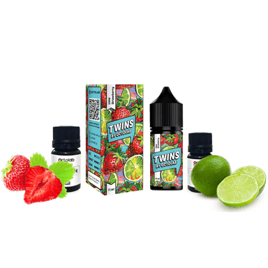 Набір для самозамішування Twins HARD Lime Strawberry (Лайм Полуниця, 65 мг, 30 мл)