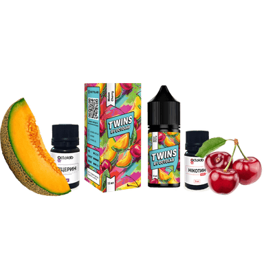 Набір для самозамішування Twins HARD Melon Cherry (Диня Вишня, 65 мг, 30 мл)