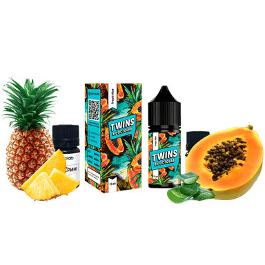Набір для самозамішування Twins HARD Tropic Aloe (Ананас Папайя Алое, 65 мг, 30 мл)