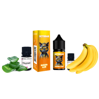 Набір для самозамішування Octobar NFT Banana Aloe (Банан Алое, 50 мг, 10 мл)