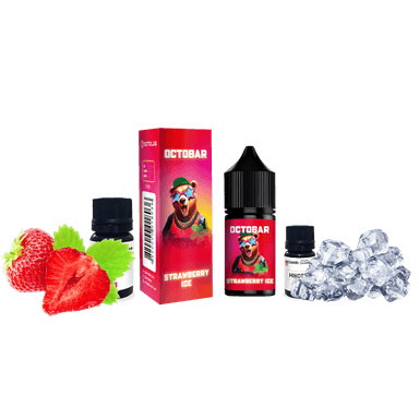 Набір для самозамішування Octobar NFT Strawberry Ice (Полуниця Лід, 50 мг, 10 мл)