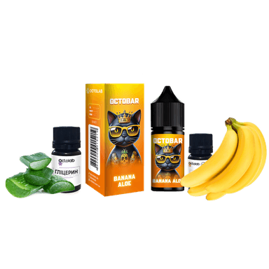 Набір для самозамішування Octobar NFT Banana Aloe (Банан Алое, 50 мг, 30 мл)