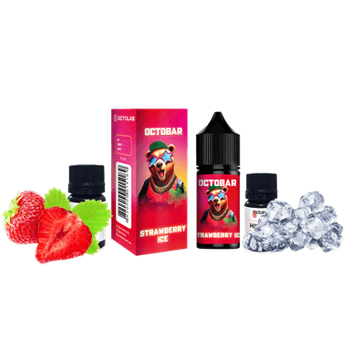 Набір для самозамішування Octobar NFT HARD Strawberry Ice (Полуниця Лід, 65 мг, 30 мл)