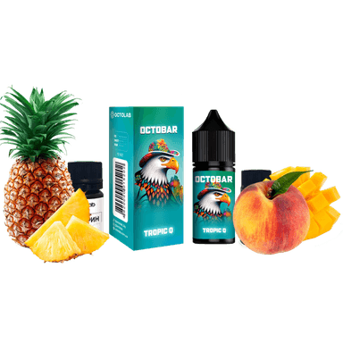 Набір для самозамішування Octobar NFT HARD Tropic Q (Ананас Манго Персик, 65 мг, 30 мл)