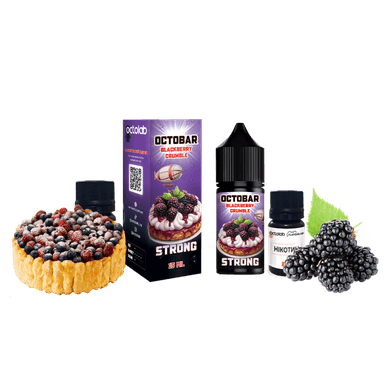 Набір для самозамішування Octobar Strong Blackberry Crumble (Ожиновий Крамбл, 50 мг, 30 мл)