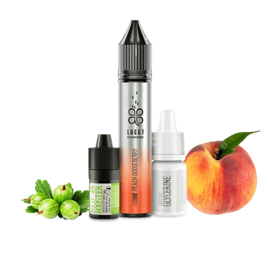 Набір для самозамішування Lucky Chrome Peach Gooseberry (Персик Аґрус, 65 мг, 30 мл)