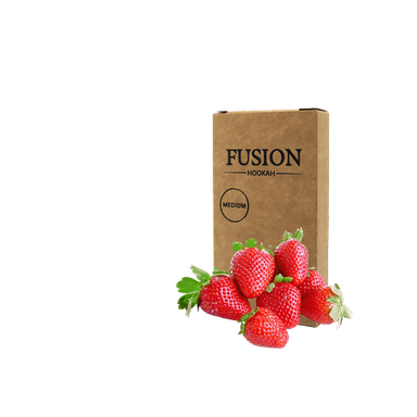 Тютюн Fusion Medium Strawberry (Полуниця, 100 г)