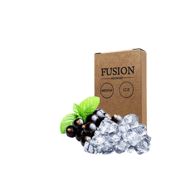 Тютюн Fusion Medium Ice Black Currant (Смородина Лід, 100 г)