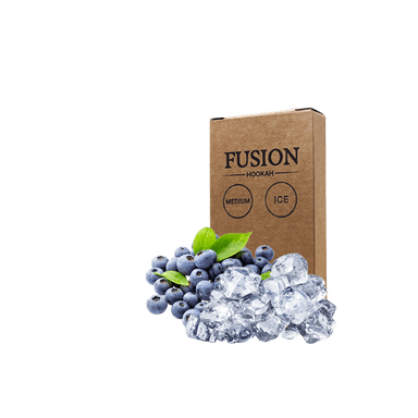 Тютюн Fusion Medium Ice Blueberry (Чорниця Лід, 100 г)