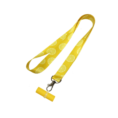 Персональний мундштук силіконовий Personalka Lemons (Жовтий)