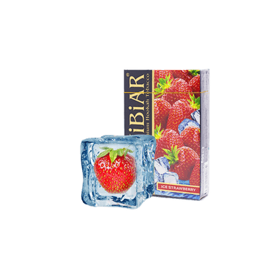 Тютюн Jibiar Ice strawberry (Полуниця з Лідом, 50 г)