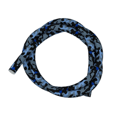 Силіконовий шланг для кальяну AMY Camouflage Leopard Blue (Синій)