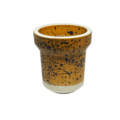Глиняна чаша GrynBowls Accent White Orange (Помаранчевий)