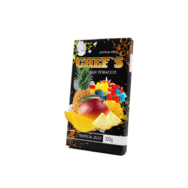 Тютюн Chefs Tropical jelly (тропічні желейки, 100 г)