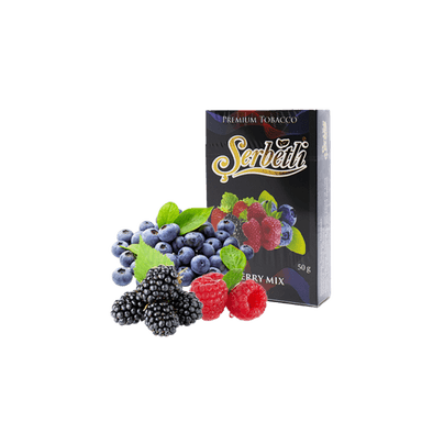 Тютюн Serbetli berry mix (ягідний мікс, 50 г)