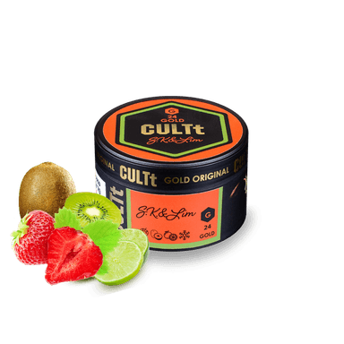 Тютюн CULTt G24 S.K.&Lim (Полуниця Ківі Лайм, 100 г)