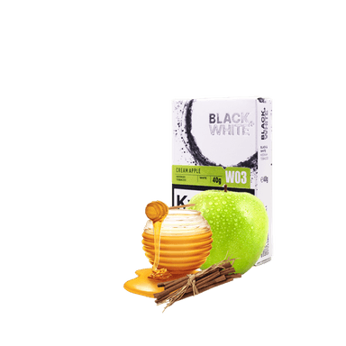Тютюн Black&White W03 Cream apple (яблуко мед кориця, 40 г)