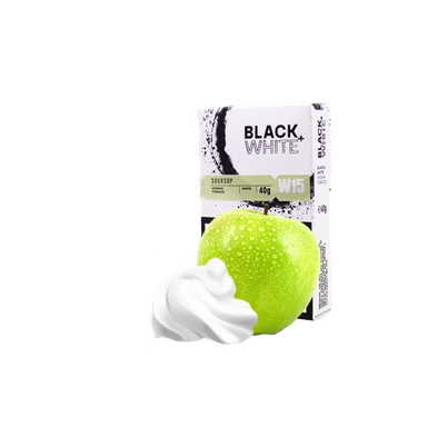 Тютюн Black&White W15 Soursop (яблуко вершки, 40 г)