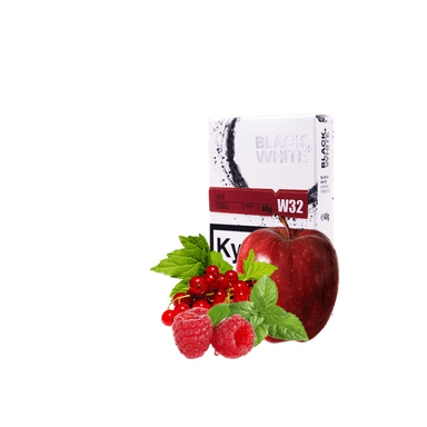 Тютюн Black&White W32 Red (червоні фрукти м'ята, 40 г)