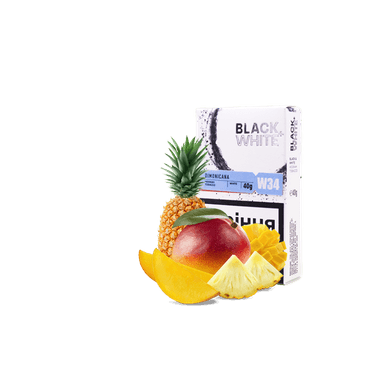 Тютюн Black&White W34 Dominikana (тропічні фрукти, 40 г)