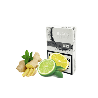 Тютюн Black&White W42 Anti Covid-19 (лимон лайм імбир, 40 г)
