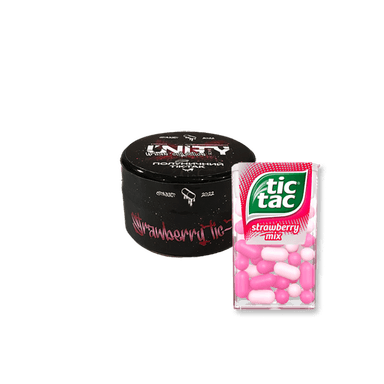 Тютюн Unity Strawberry tic-tac (Полуничний тік-так, 40 г)