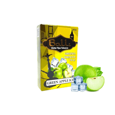 Тютюн Balli Green Apple Ice (Зелене Яблуко Лід, 50 г)