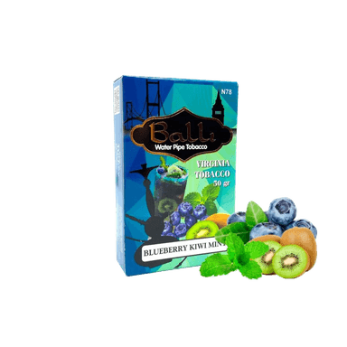 Тютюн Balli Blueberry kiwi mint (Чорниця Ківі М'ята, 50 г)