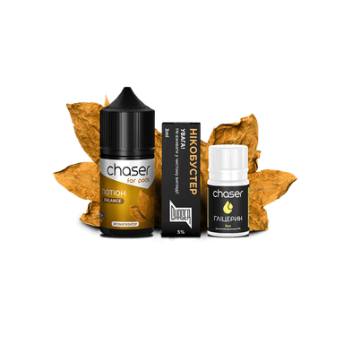 Набір для самозамішування Chaser Tobacco Ultra (Тютюн, 50 мг, 30 мл)