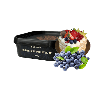 Тютюн Bagator Blueberry Millefleue (Чорничний Мільфей, 200 г)