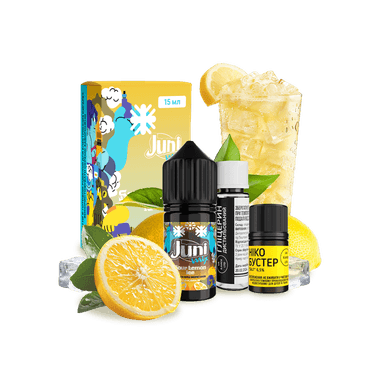 Набір для самозамішування Juni Mix Sour Lemon Ice (Кислий Лимон Лід, 50 мг, 30 мл)