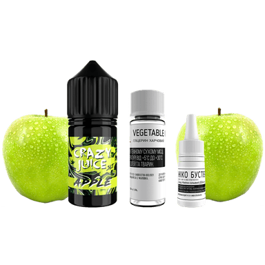 Набір для самозамішування Crazy Juice Apple (Яблуко, 50 мг, 30 мл)
