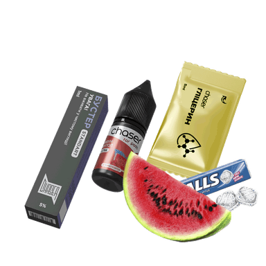 Набір для самозамішування Chaser Watermelon Menthol Ultra (Кавун Ментол, 50 мг, 10 мл)
