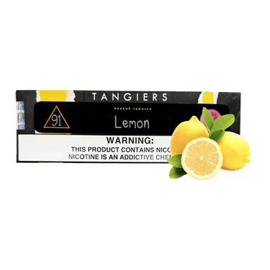 Тютюн Tangiers Noir №91 Lemon (Лимон, 250 г) Чорна упаковка