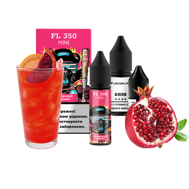 Набір для самозамішування Flavorlab FL350 mini Pomergranate Lemonade (Гранатовий лимонад, 50 мг, 15 мл)