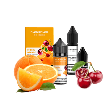 Набір для самозамішування Flavorlab PE 10000 Cherry Orange (Вишня апельсин, 50 мг, 30 мл)