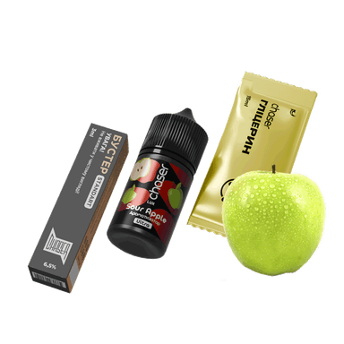 Набір для самозамішування Chaser Lux Sour Apple (Кисле Яблуко, 65 мг, 30 мл)