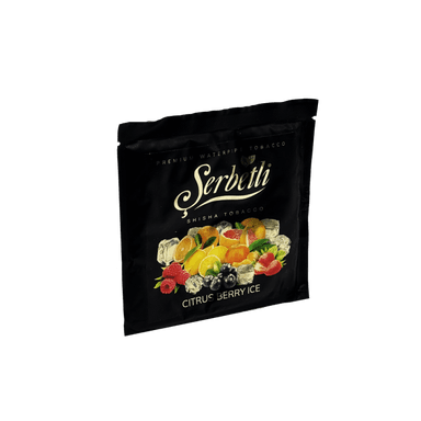 Тютюн Serbetli Citrus Berry Ice (Цитрус Ягоди Лід, 100 г)