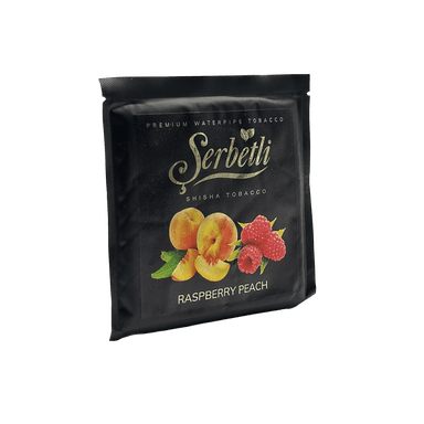 Тютюн Serbetli Raspberry Peach (Малина Персик, 100 г)