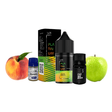 Набір для самозамішування WES Platinum Apple Peach (Яблуко Персик, 50 мг, 30 мл)