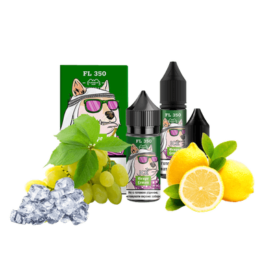 Набір для самозамішування Flavorlab FL350 Ice Grape Lemon (Виноград лимон лід, 50 мг, 30 мл)