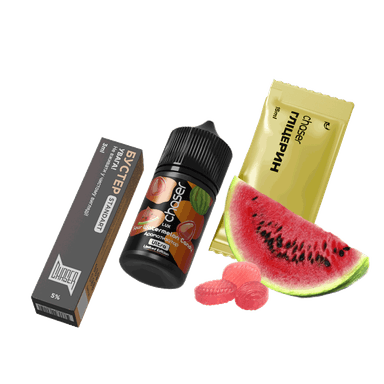 Набір для самозамішування Chaser Lux Sour Watermelon Candy (Кисла кавунова цукерка, 50 мг, 30 мл)