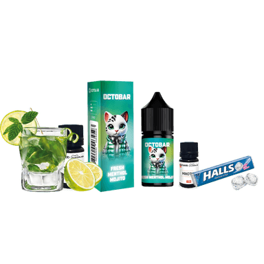 Набір для самозамішування Octobar NFT Fresh Menthol Mojito (Ментол Мохіто, 50 мг, 10 мл)