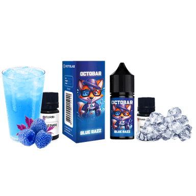 Набір для самозамішування Octobar NFT Blue Razz (Блю Разз, 50 мг, 30 мл)