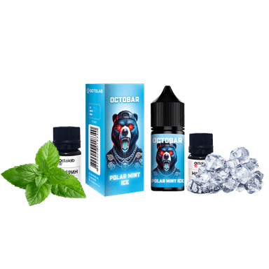 Набір для самозамішування Octobar NFT HARD Polar Mint Ice (М'ята Лід, 65 мг, 30 мл)
