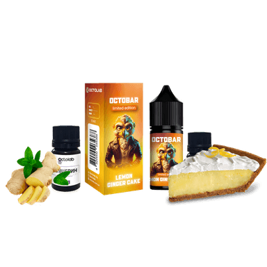 Набір для самозамішування Octobar NFT HARD Lemon Ginger Cake Limited Edition (Лимонно-Імбирний Пиріг, 65 мг, 30 мл)