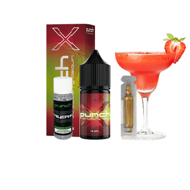 Набір для самозамішування Punch X Strawberry Daiquri (Полуничний Дайкірі, 50 мг, 30 мл)