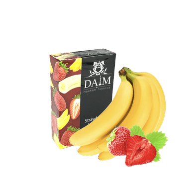 Тютюн DAIM Strawberry Banana (Полуниця Банан, 50 г)
