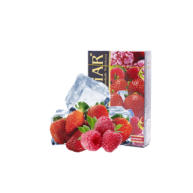 Тютюн Jibiar Ice strawberry raspberry (Крижана полуниця з малиною, 50 г)